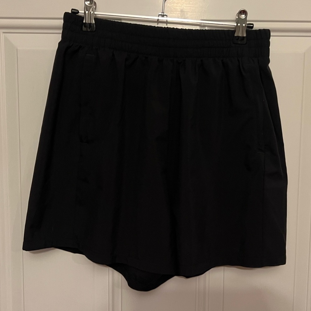 Gymshark Women's Black Athletic Shorts with Elastic Waist